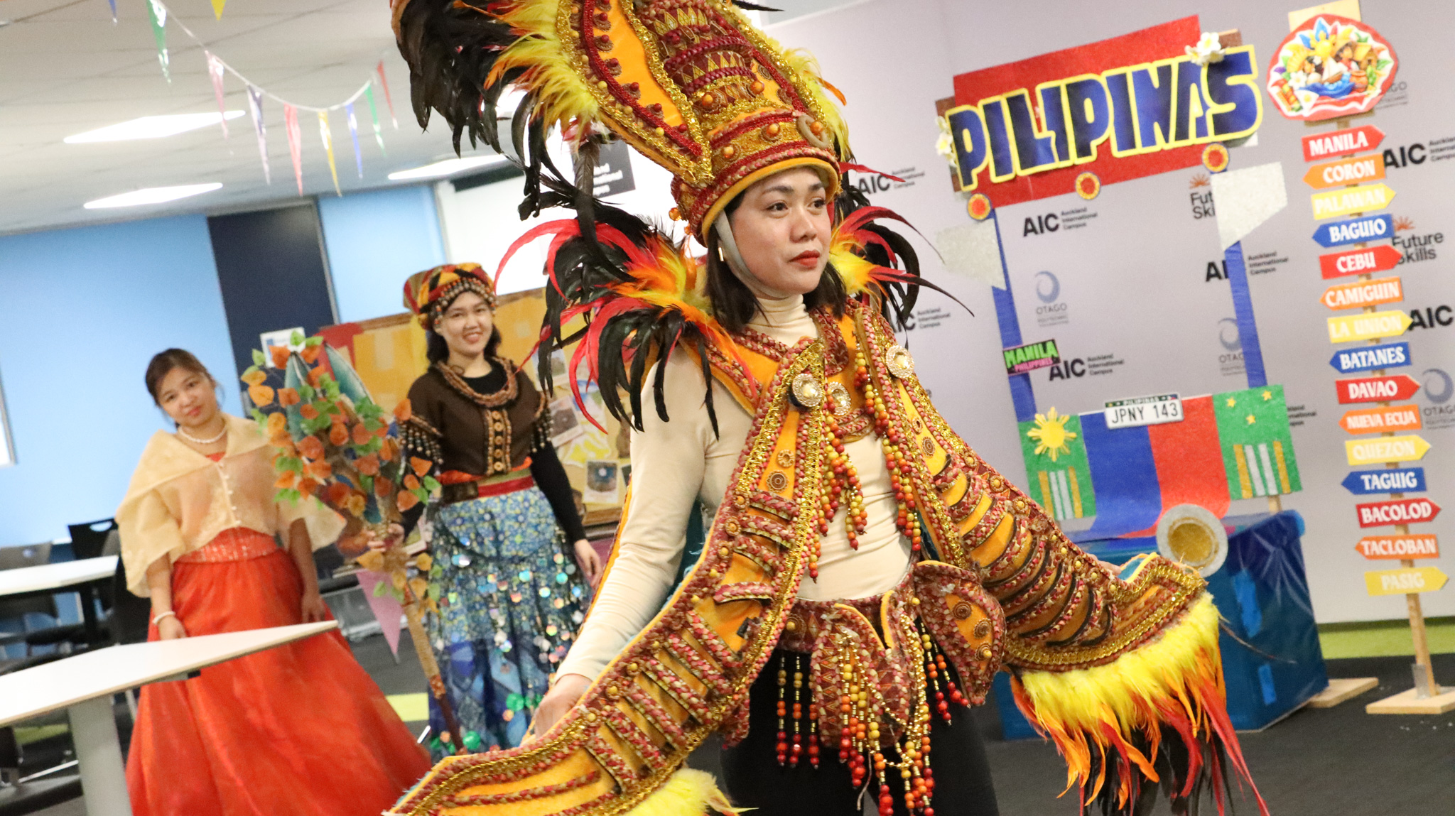 <p>Celebrating Filipino culture at AIC</p>