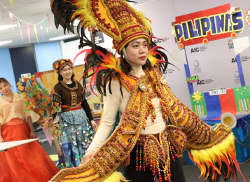 <p>Celebrating Filipino culture at AIC</p>