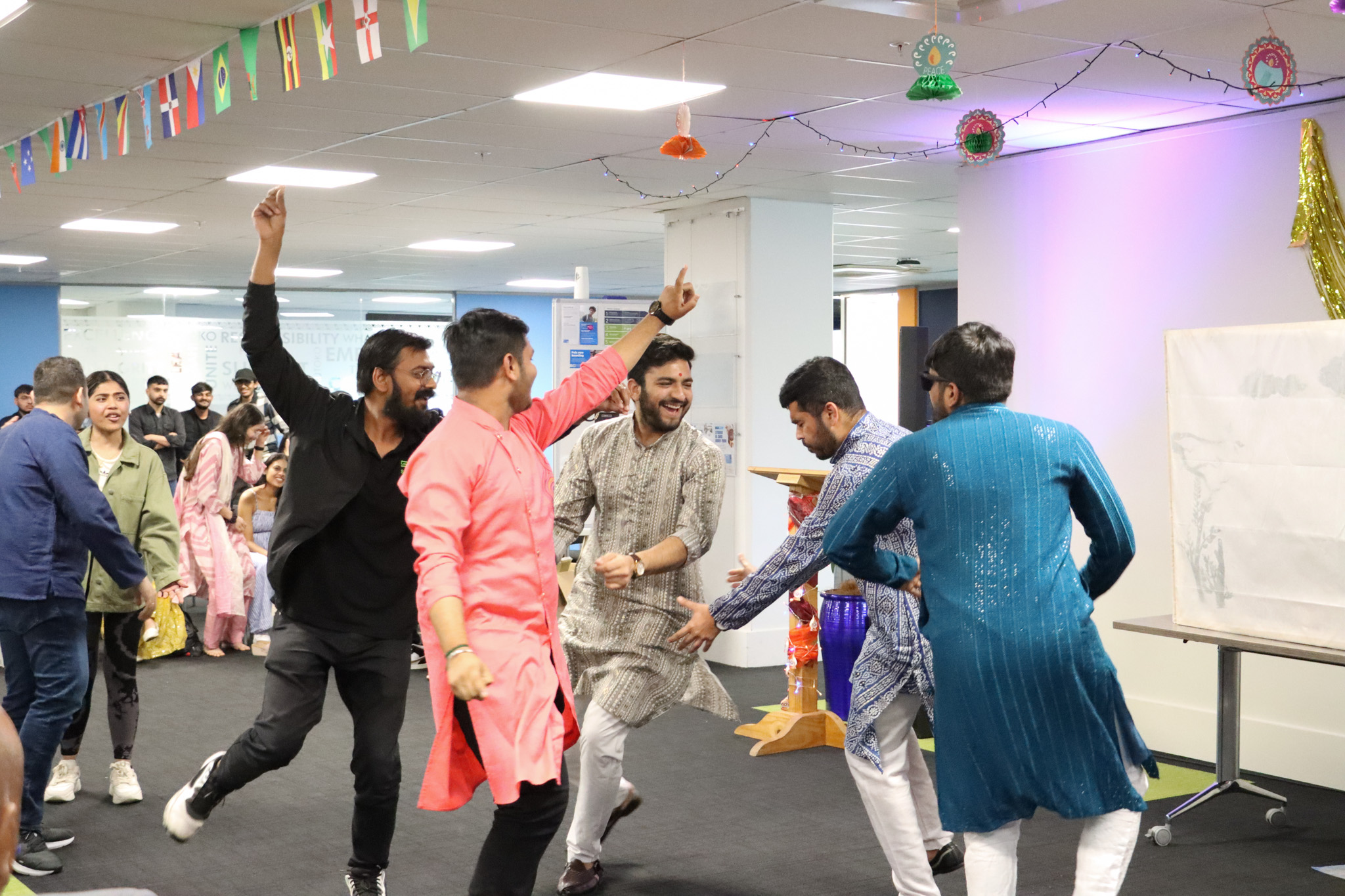 <p>Celebrating Diwali at our international campus </p>