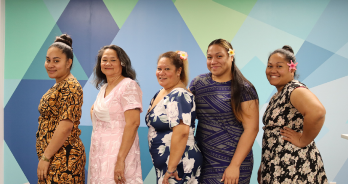 Group shot of Samoan ladies favourite pic