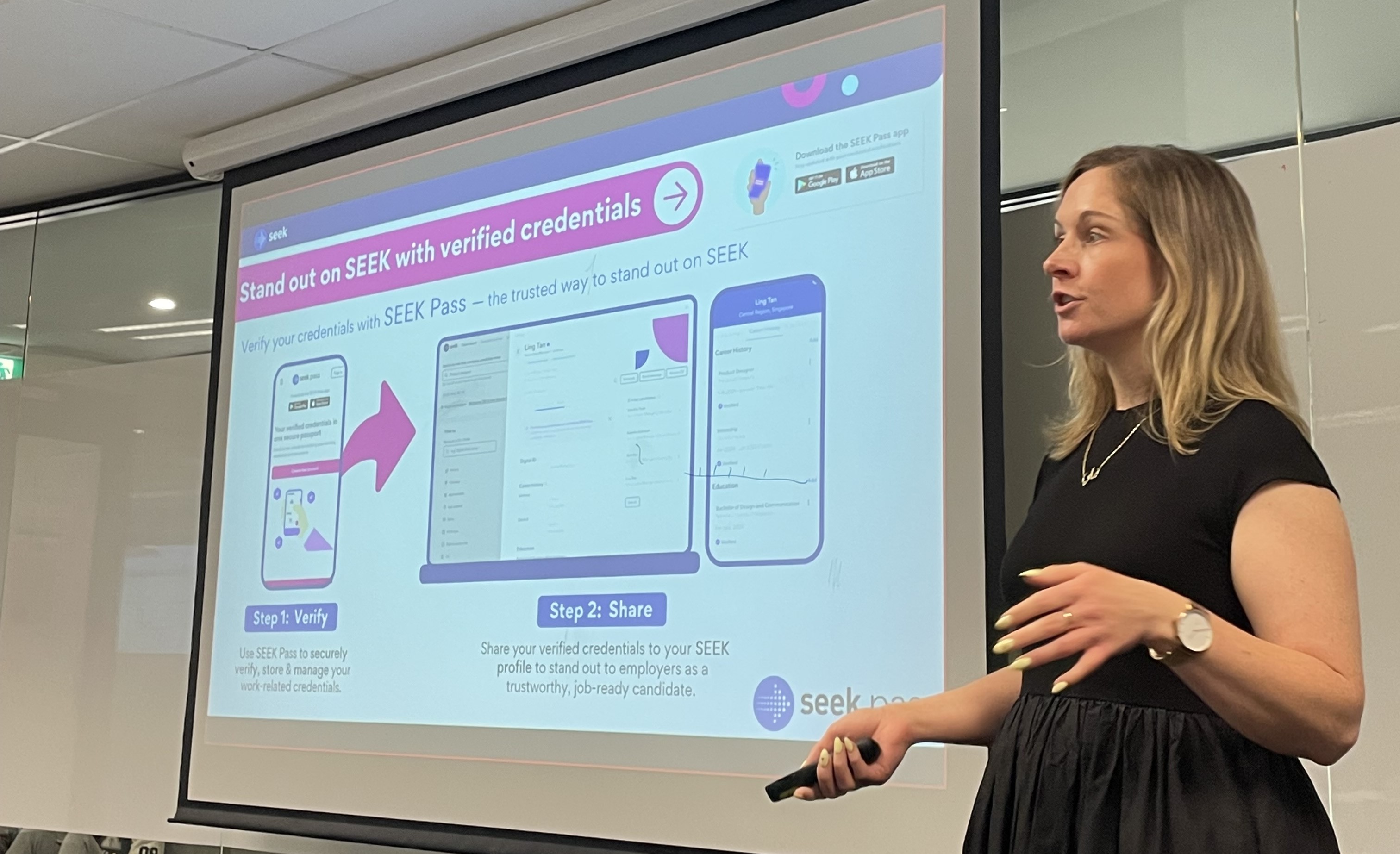 <p>Students gain SEEK profile and career advice</p>